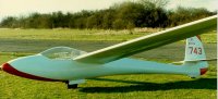 The Libelle, my first glider.